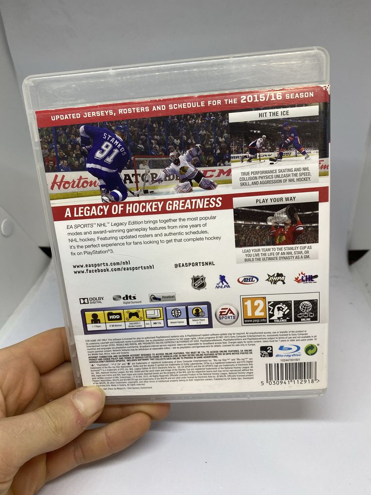 Gra EA Sports NHL Legacy Edition PS3 Sony Play Station 3 pudełkowa