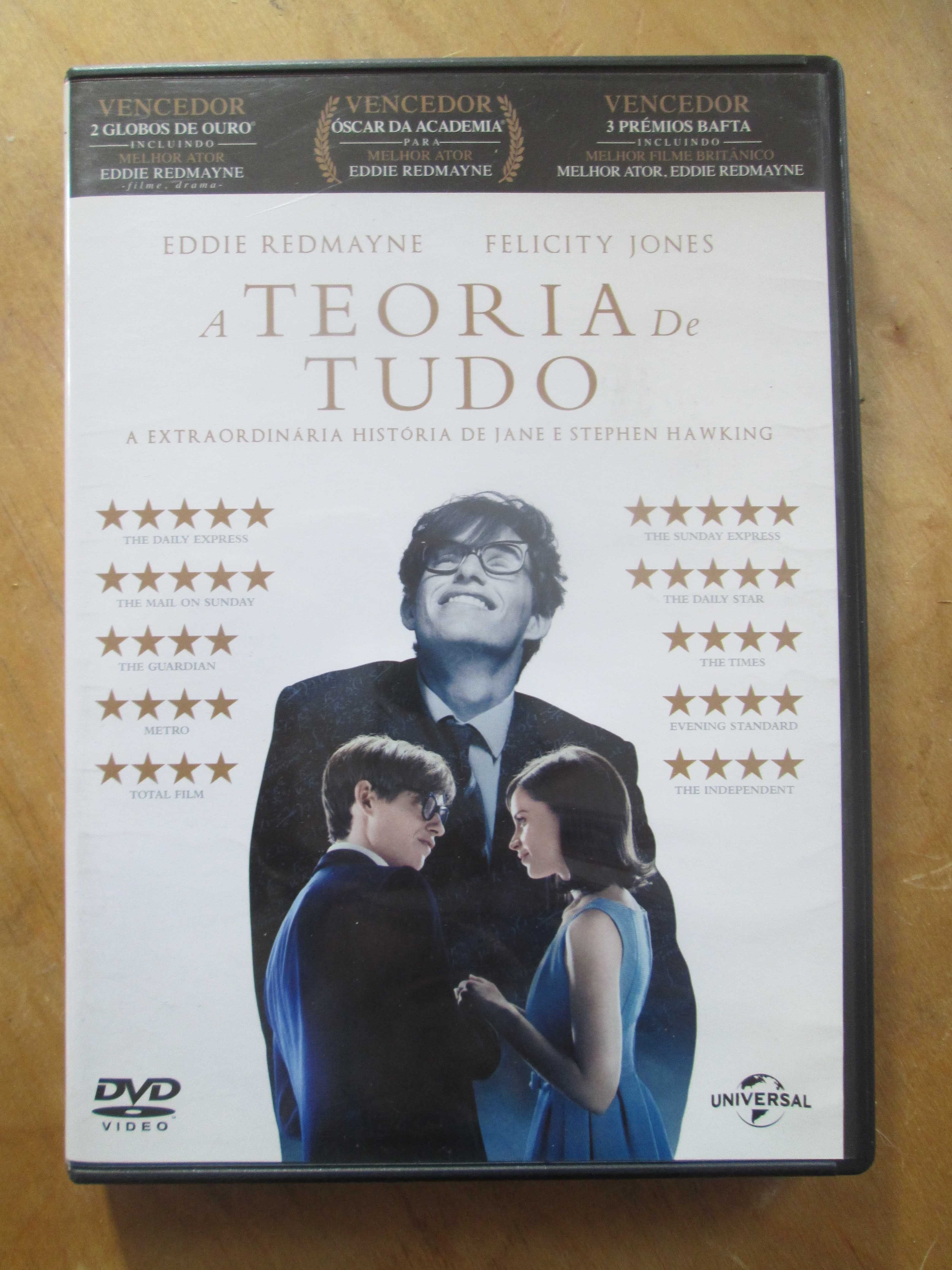 DVD A Teoria de Tudo, de James Marsh, com Tom Prior, Felicity Jones