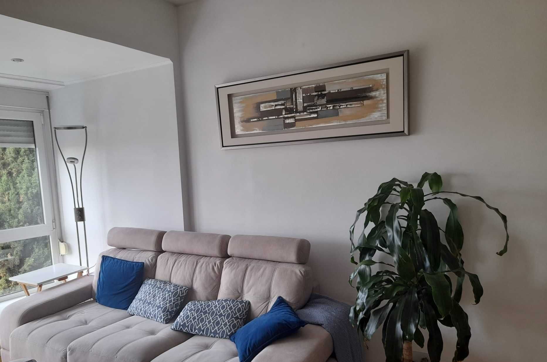 Candeeiro de pé, articulado com LED duplo