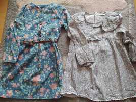 Dwie sukienki 98 cm i 104 cm( ale jak 98cm) Reserved i pepco
