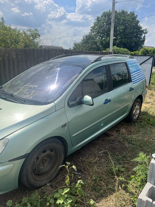 Пежо 307 SW 2,0 hdi на болти,панорама,скло,стартер,генератор,стойка