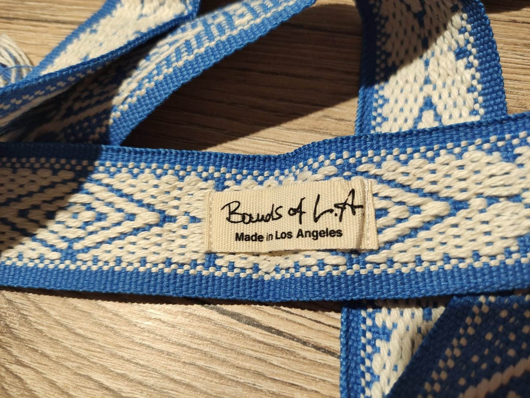 Pasek Bands of L.A. , bawełniany tkany ręcznie