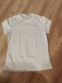 Bluzka koszulka damska biała sportowa Martes Essentials 38 M krótki