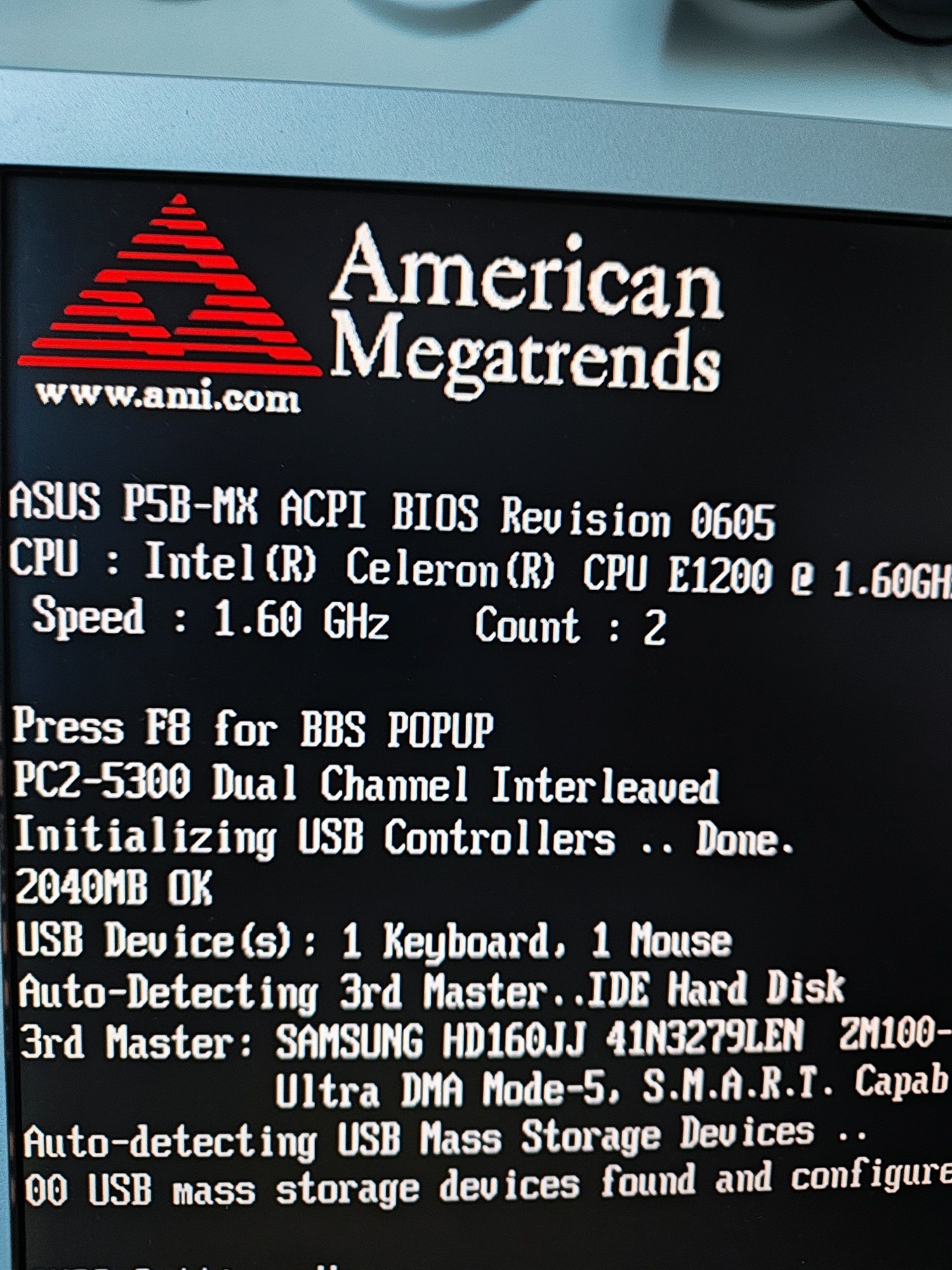 Системний блок ПК Celeron E1200 1.6 GHz 2Gb DDR2 160Gb HDD WIN7