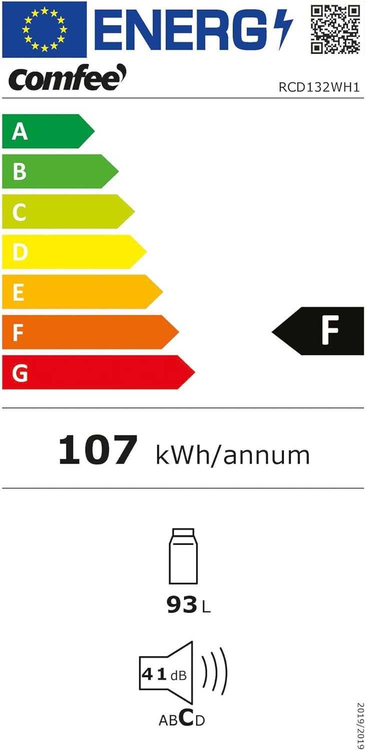 Lodówka Comfee RCD132WH1 93L biała