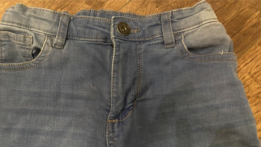 Spodnie jeans 128/134 dziewczęce