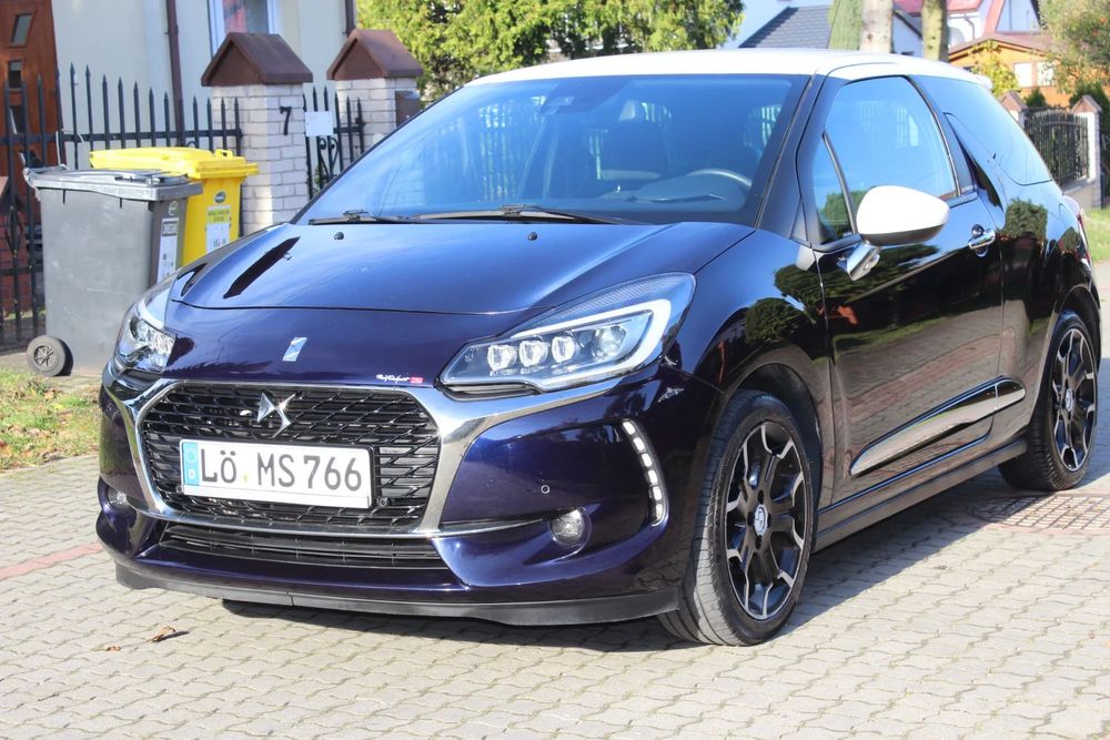 DS Automobiles DS 3 Automat FUL-LED Klimatronic Alcantara Nowy Rozrząd Olej Filtry Serwis
