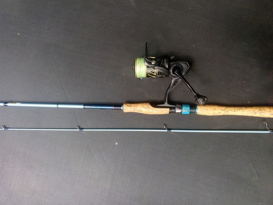 удилище DaikoDexter DXTS-STX83, 0.8-7 гр, Котушка Flagman '23 BlackFir