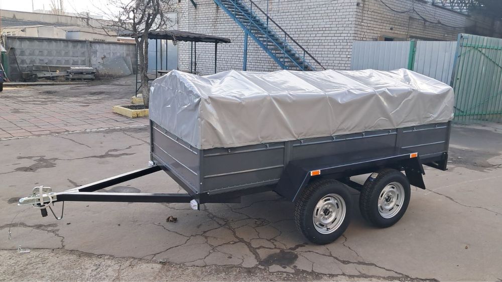 Причеп двовісний. Виробництво причепів КРЕМІНЬ Причіп Прицеп двуосный