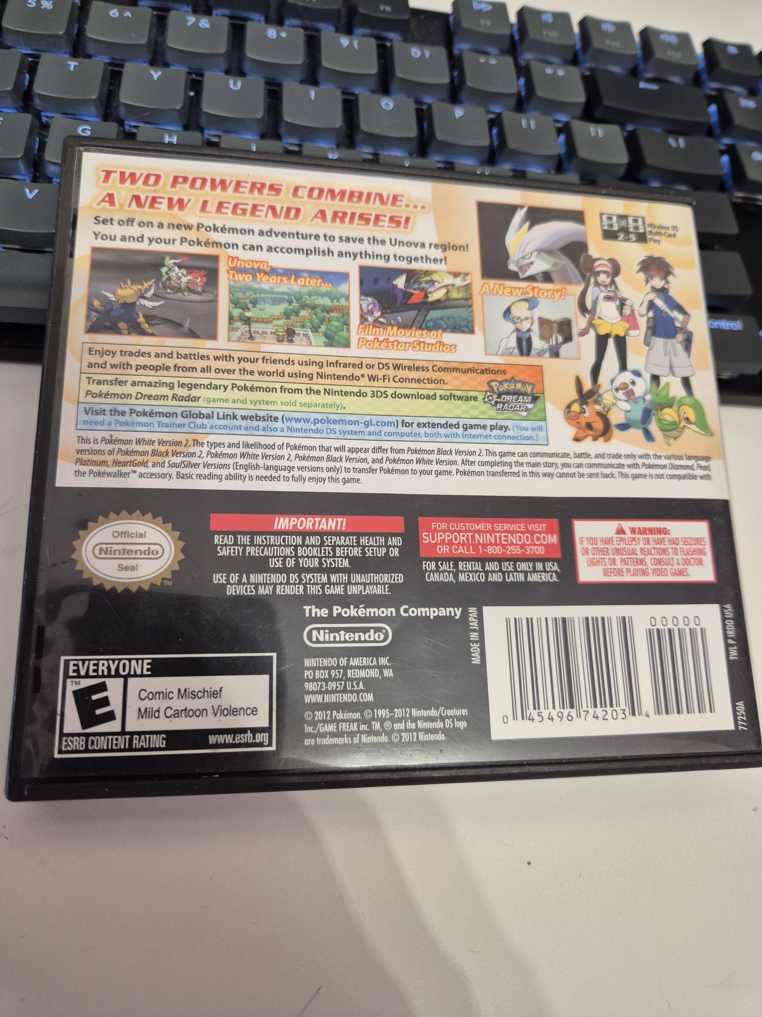 Pokémon White Version 2 - Nintendo DS/3DS