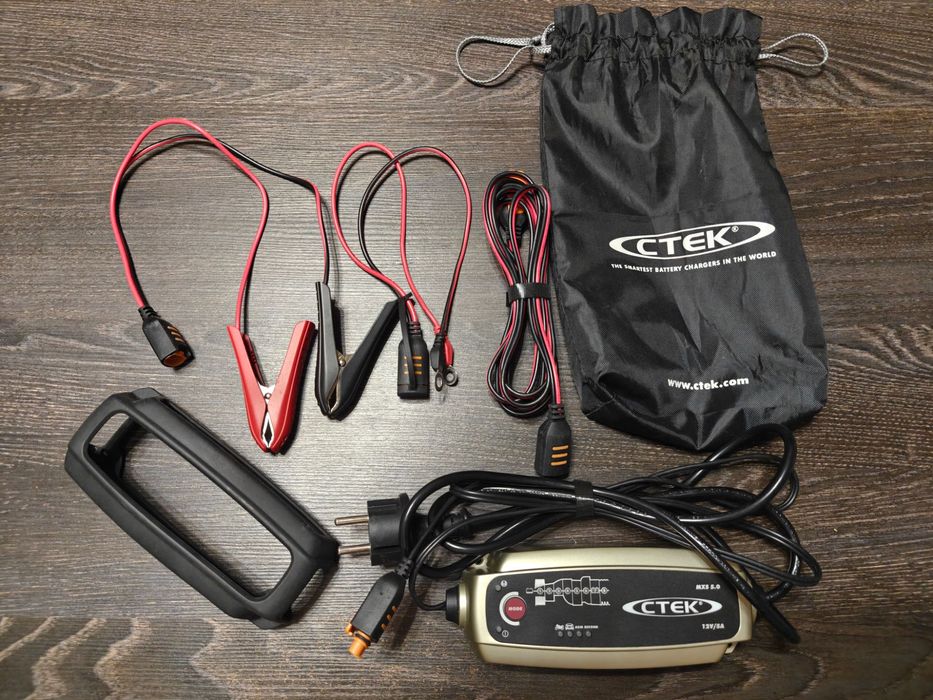 Ładowarka prostownik CTEK MXS 5.0 dodatkowe akcesoria OKAZJA