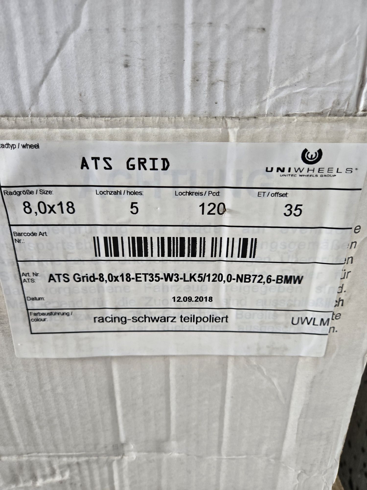 Ats grid 1 szt  8x18 5x120