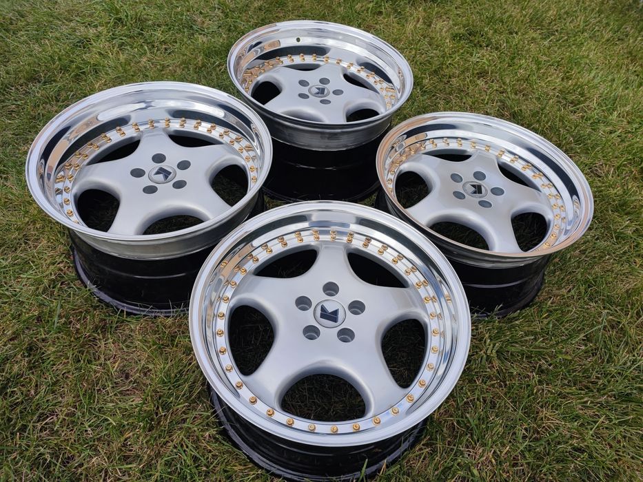 Felgi Kerscher RS 17" 8.5/10 5x100 Golf Corrado Passat Audi 3tlg