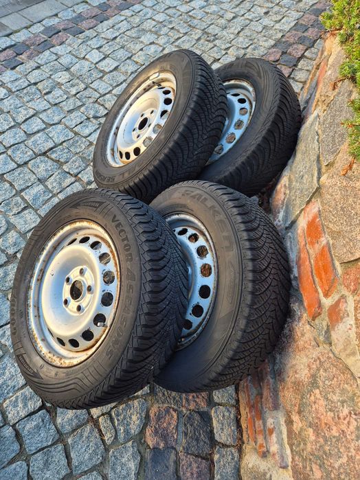 vw caddy touran golf v latea a3 8p koła zimowe r15 5x112 195/65r15