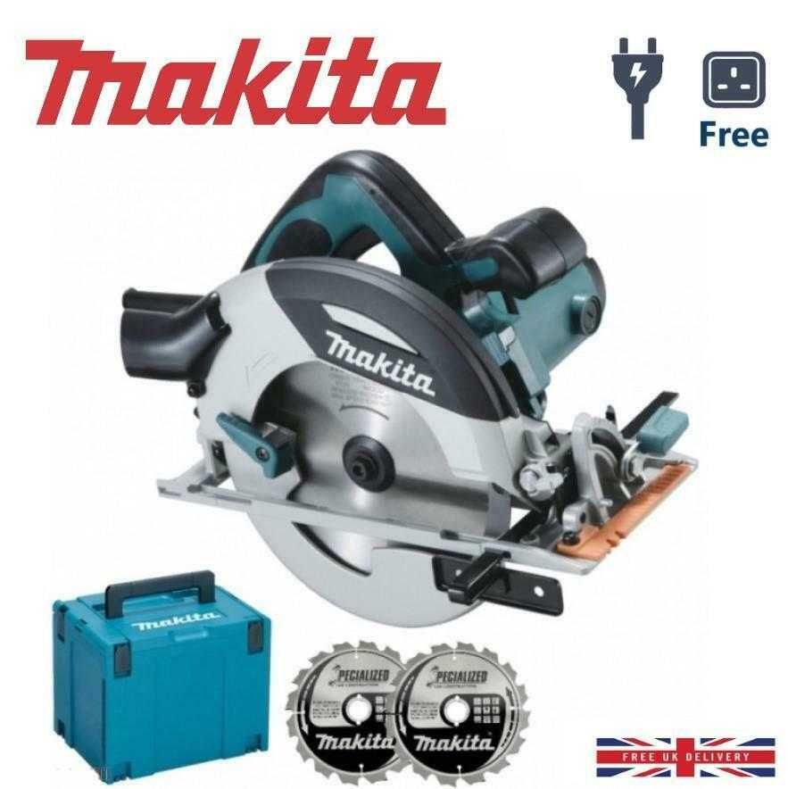 Профессиональная циркулярная пила Makita HS7101+кейс+2 диска.Оригинал