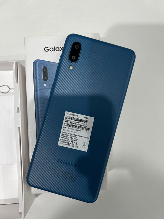 Телефон Samsung Galaxy A02, 32 ГБ