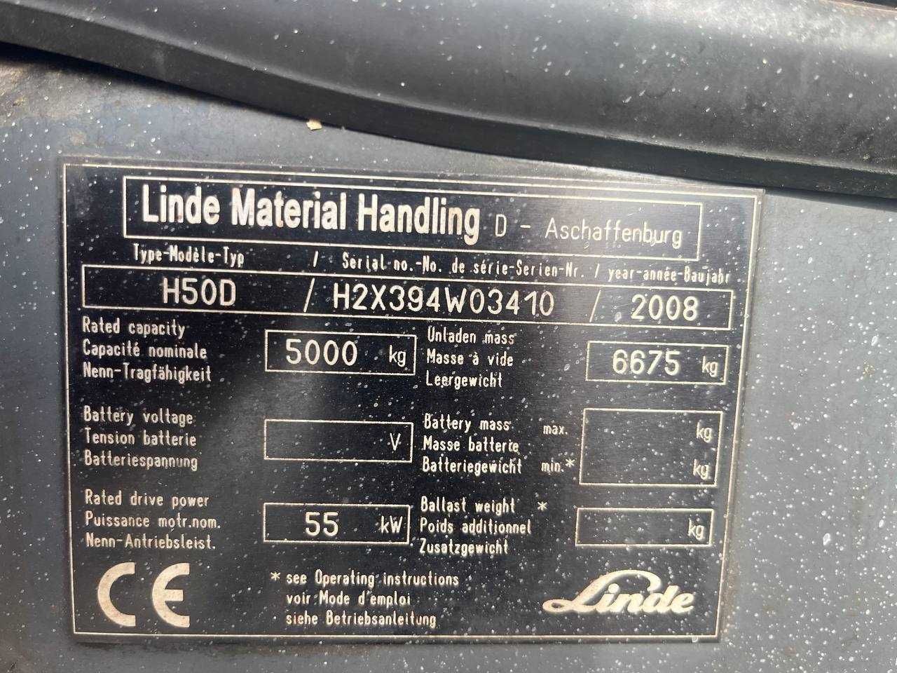 Продам навантажувач Linde H50 D