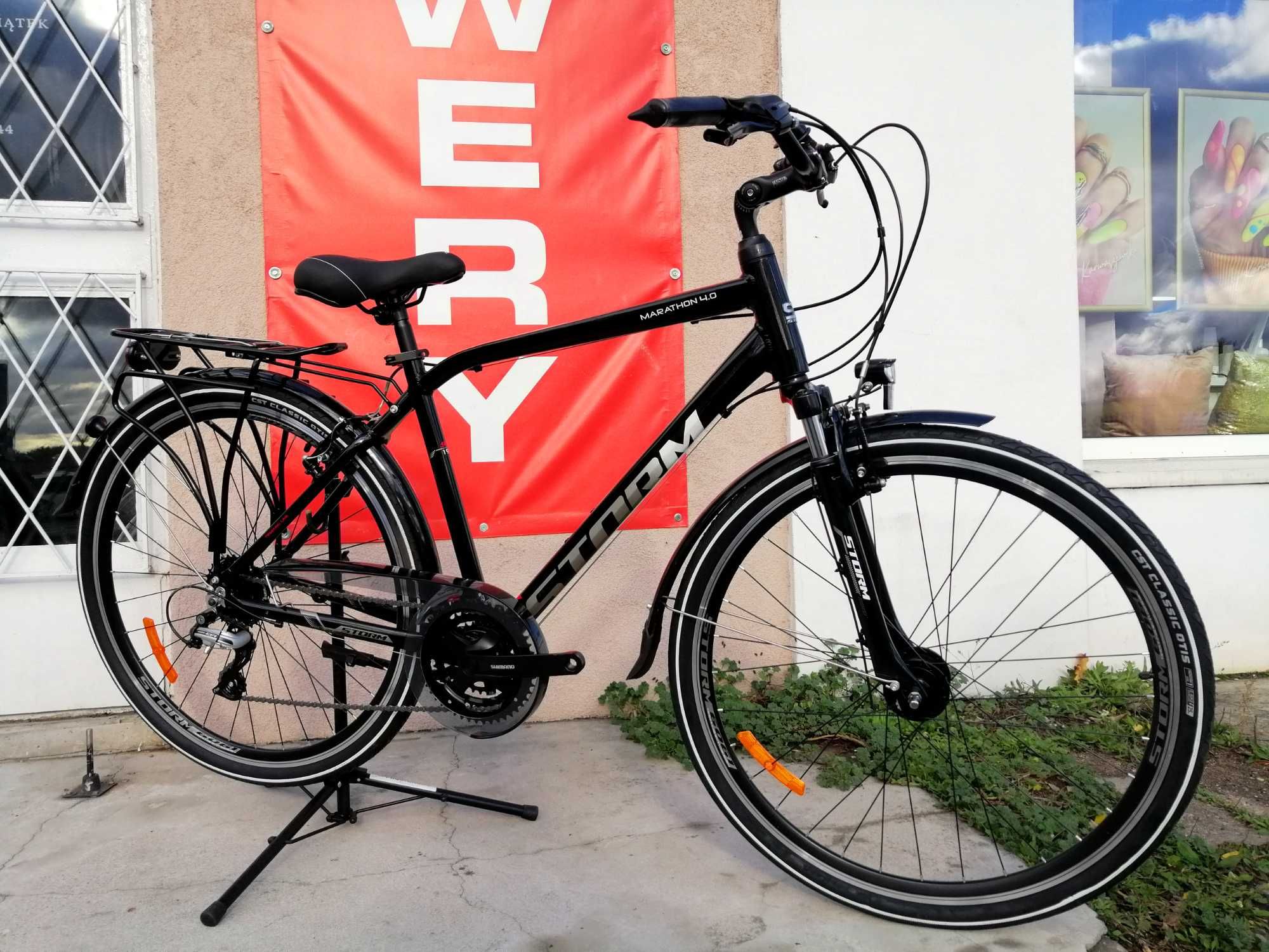 NOWY STORM MARATHON 4.0 Man R. 19" Koła 28 Shimano Acera Trekkingowy!