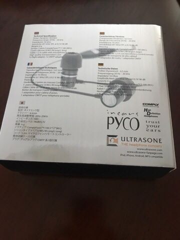 Ultrasone Pyco In-Ear Black