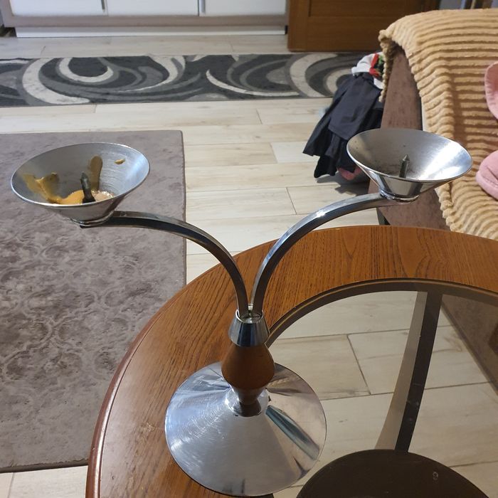 Świecznik dwu ramienny