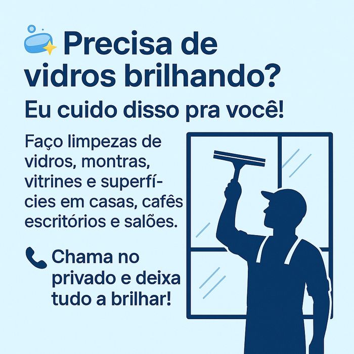 Limpeza de vidros