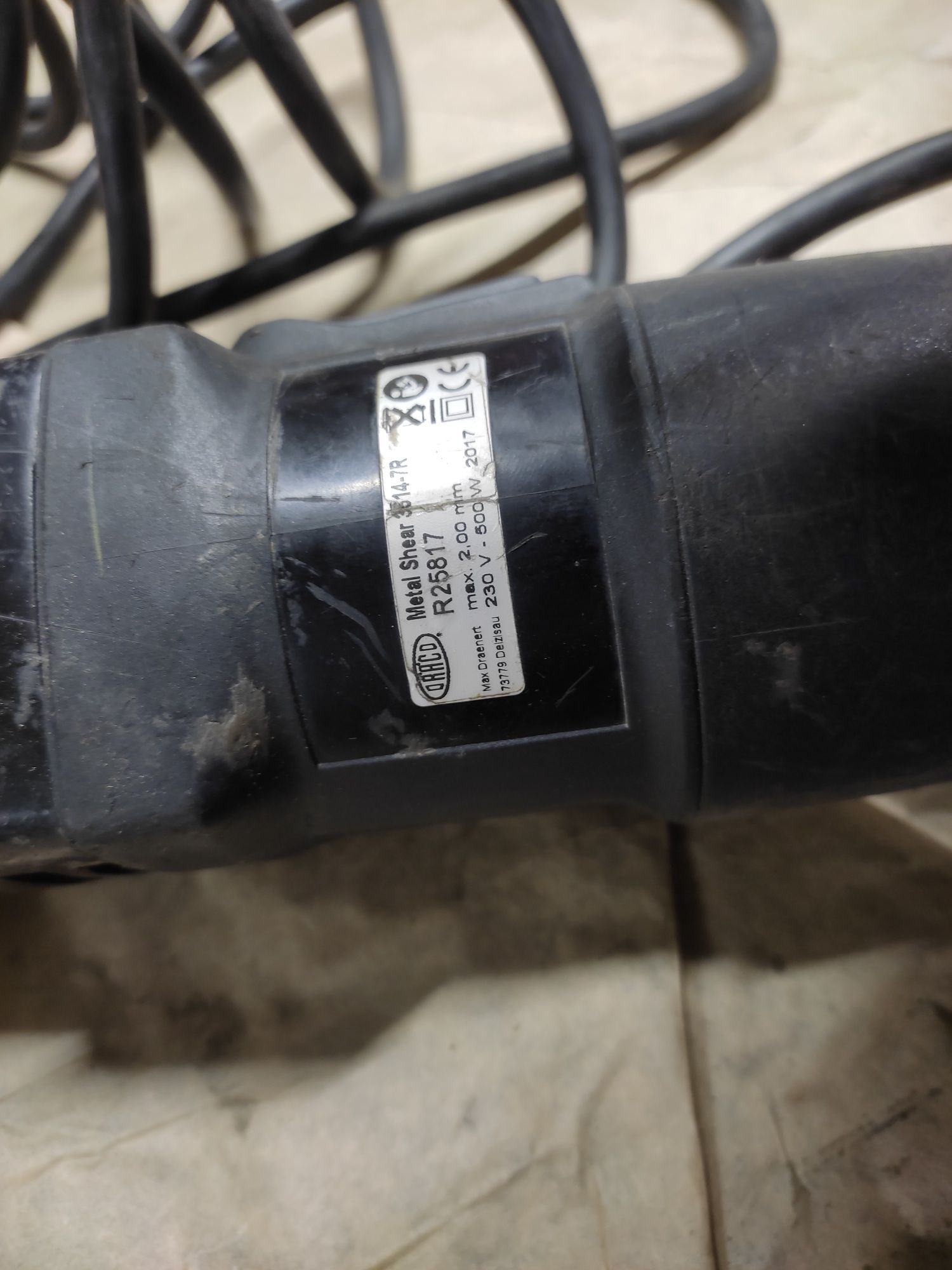 Draco nożyce do blachy elektryczne milwaukee
