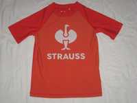 T-shirt koszulka krótki rękaw Engelbert Strauss struś 122 ES 128 8 lat