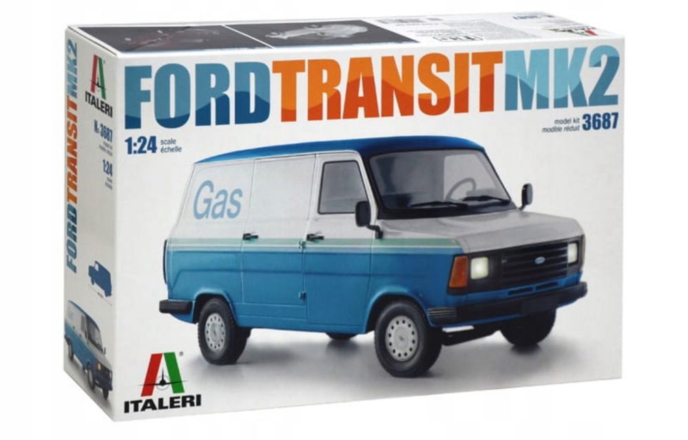 ITALERI 3687 model 1:24 samochód Ford Transit MK2