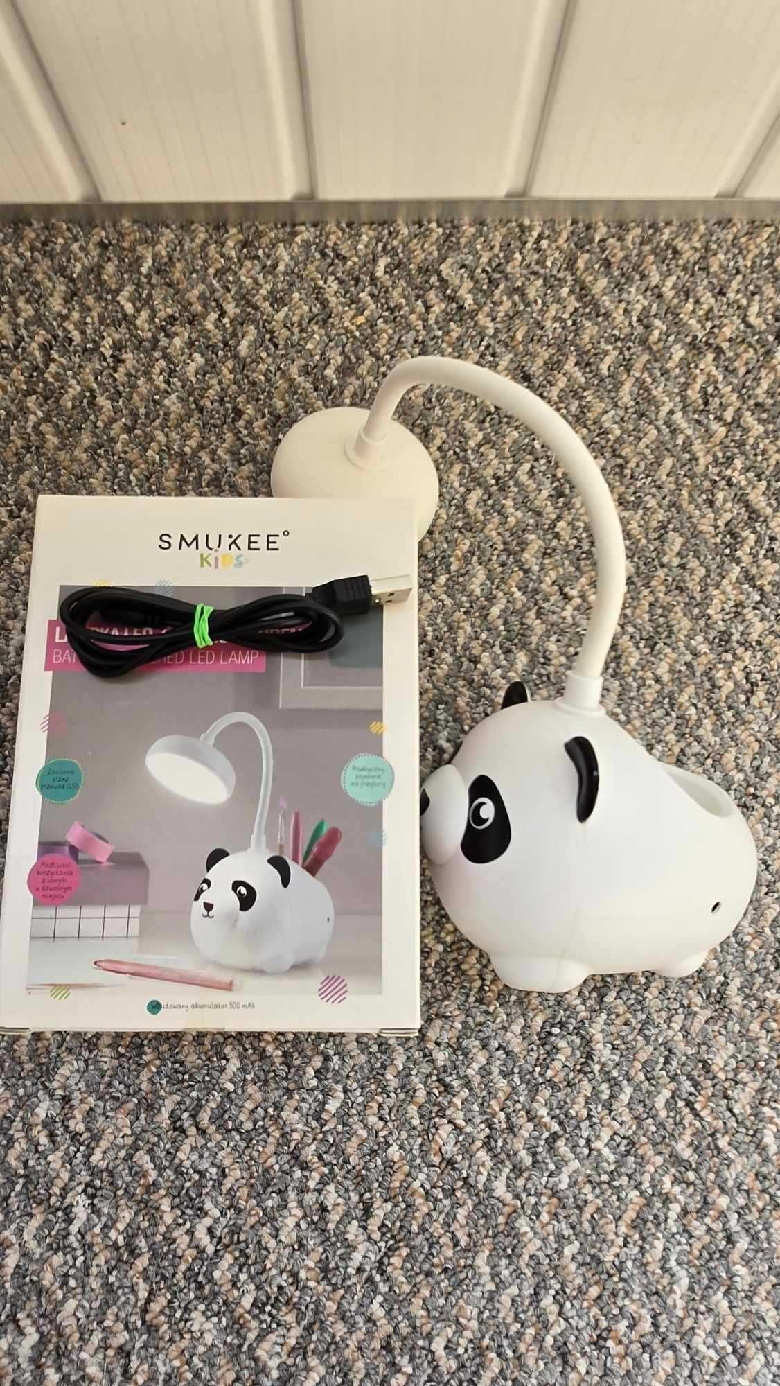 Lampka biurkowa dla dzieci LED bezprzewodowa z akumulatorem Panda
