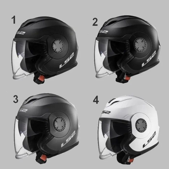 Nowy KASK LS2 OF570 Verso Solid blenda otwarty chopper