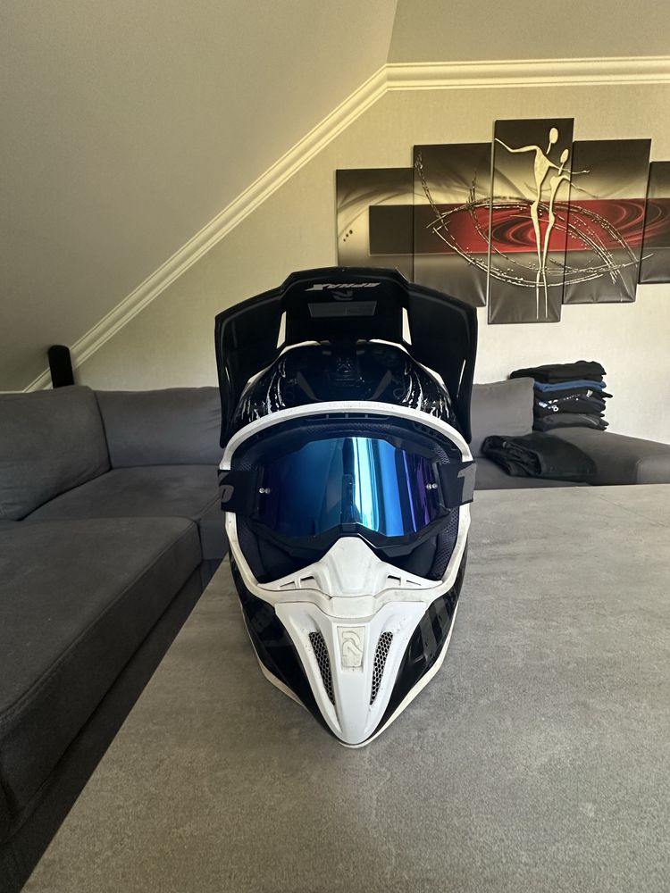 Kask HJC RphaX rozm.L Gogle 100%