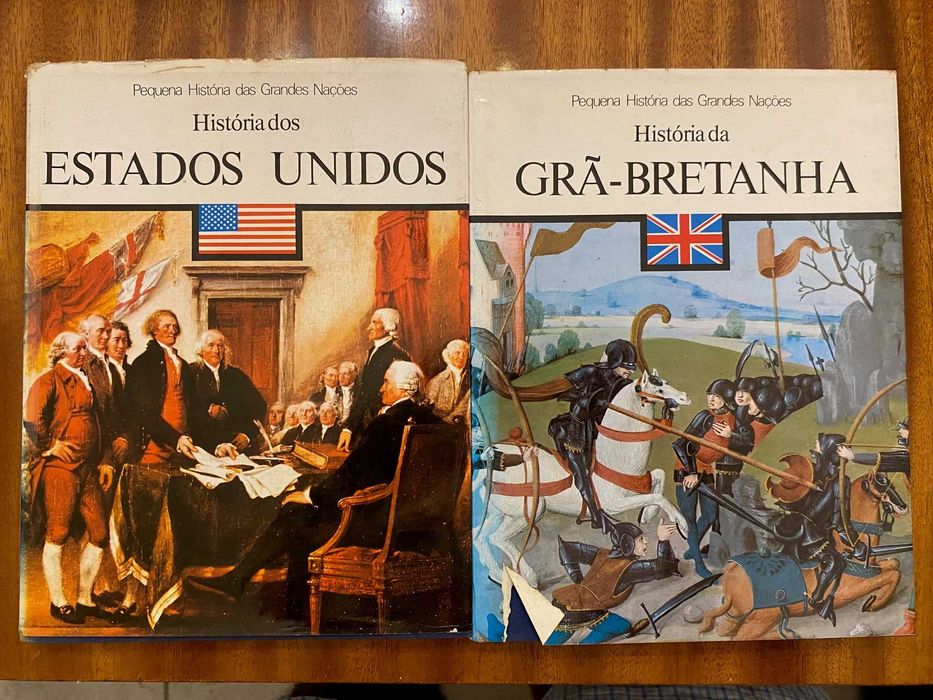 Coleção antiga 10 livros Pequena História Grandes Nações ed. 1978/81