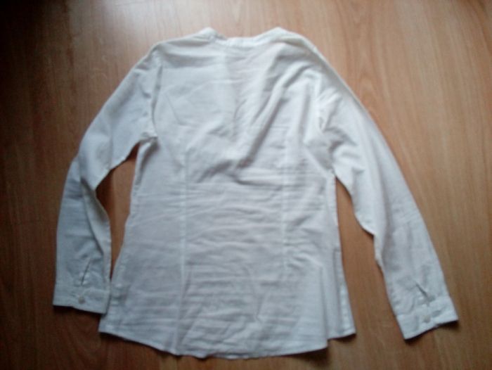 Bluzka koszulowa biała CoolClub rozm 158 cm