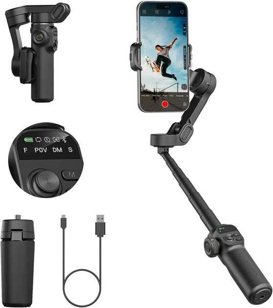 Стабілізатор для смартфона AOCHUAN Smart X2 чорний