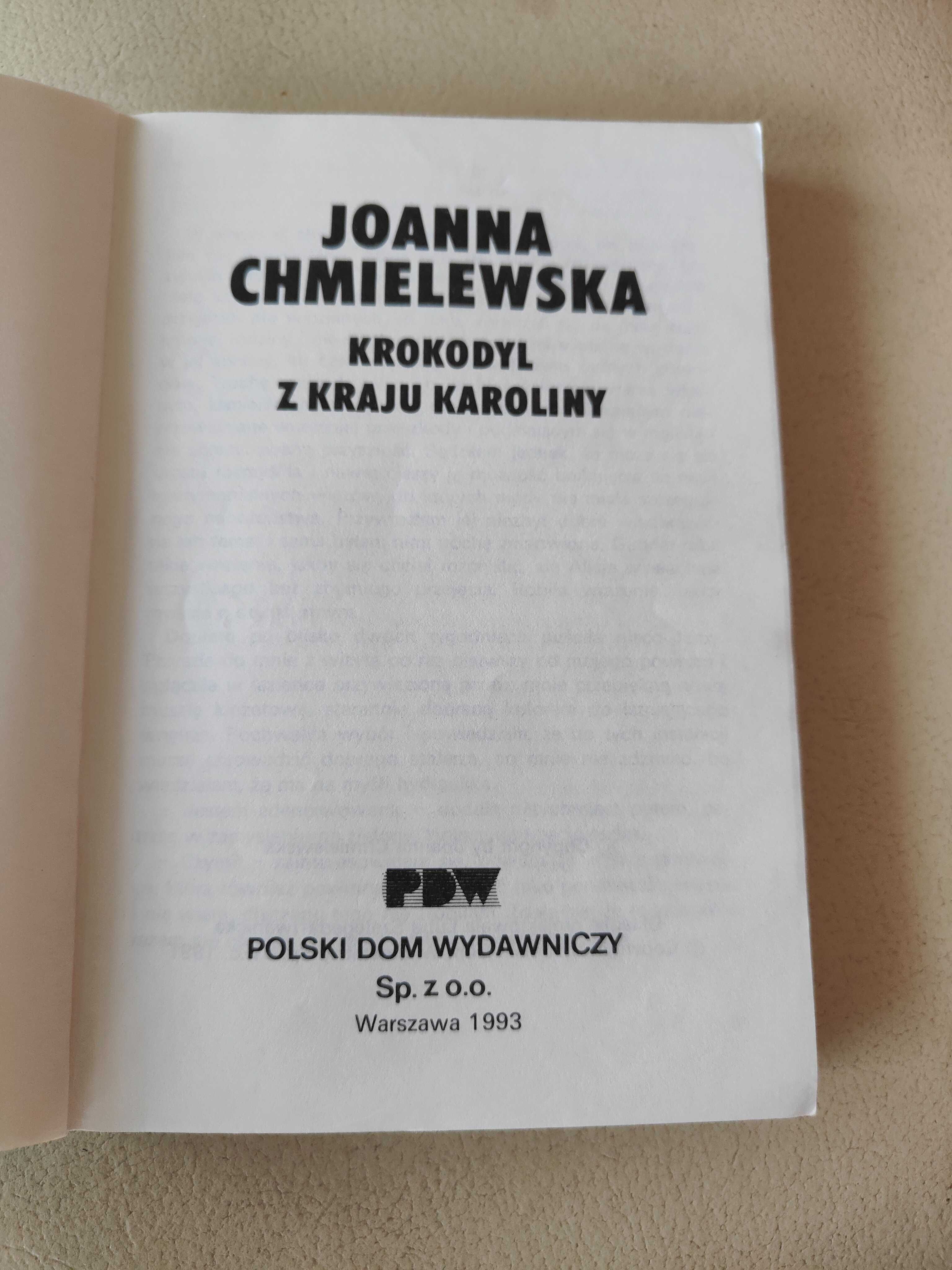 Krokodyl z kraju Karoliny Joanna Chmielewska