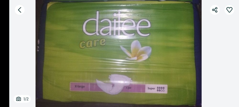 Памперсы, подгузники Dailee, размер XL