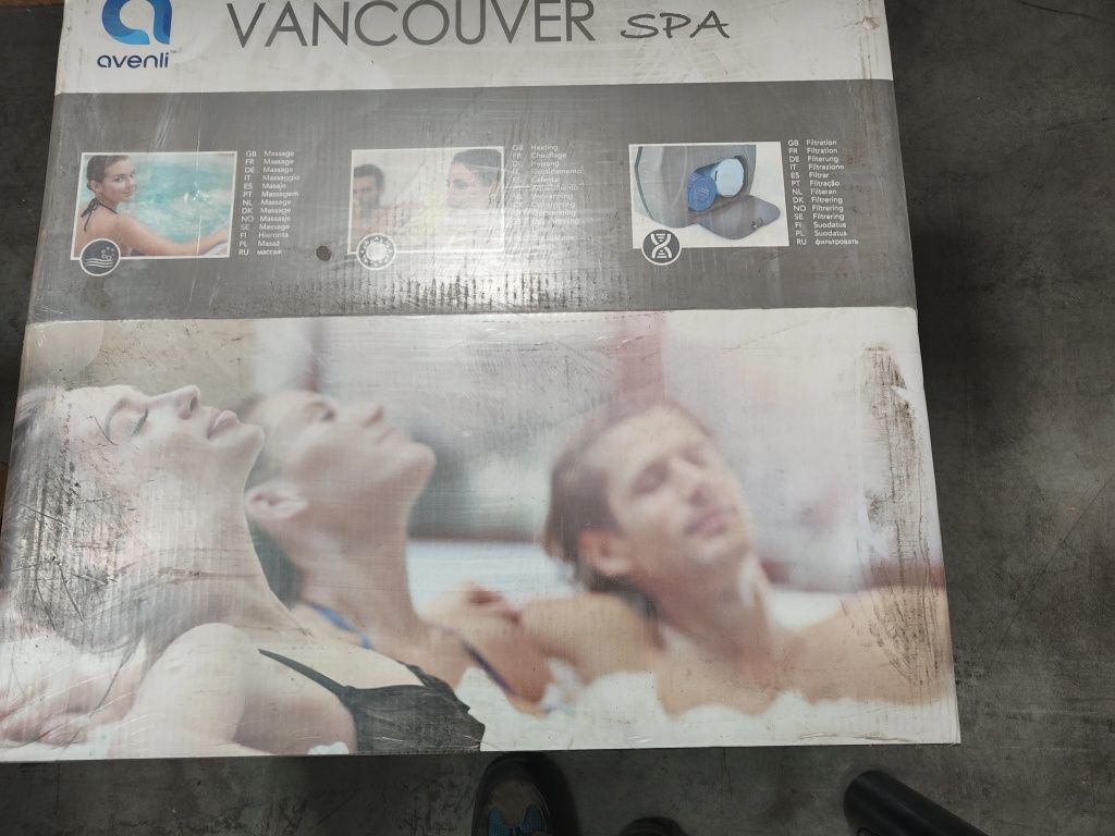 Jacuzzi dmuchane,ogrodowe Avenli model Vancouver(Jasny szary)
