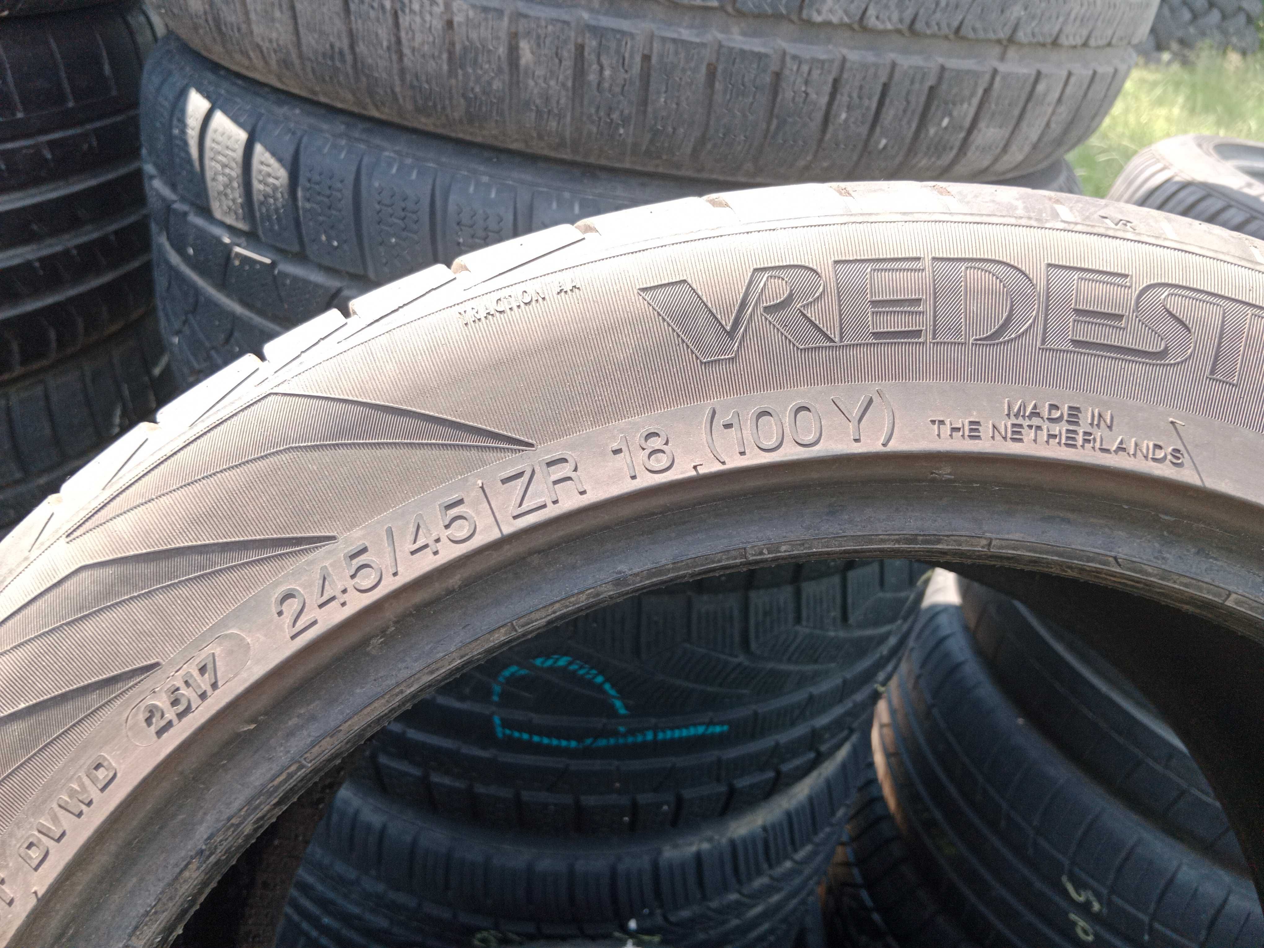 Opona używana 245/45R18 Vredestein Ultrac Vorti 1szt.