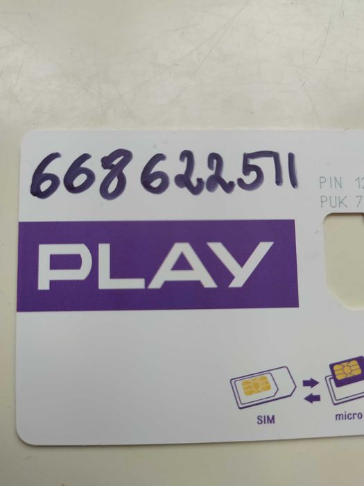 Łatwy aktywny numer do przeniesienia.