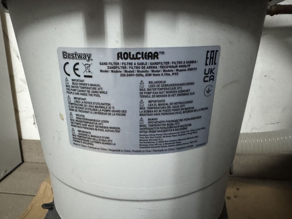 Pompa piaskowa filtr Flowclear Bestway