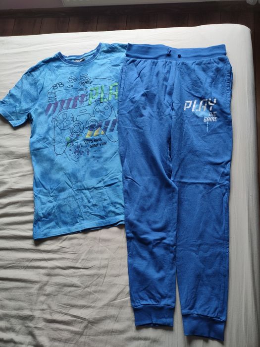 Dres komplet dresowy spodnie i bluzka Gamer 158