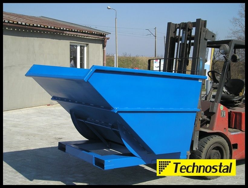 kontener samowyładowczy, koleba 2,2 m3 KS-22