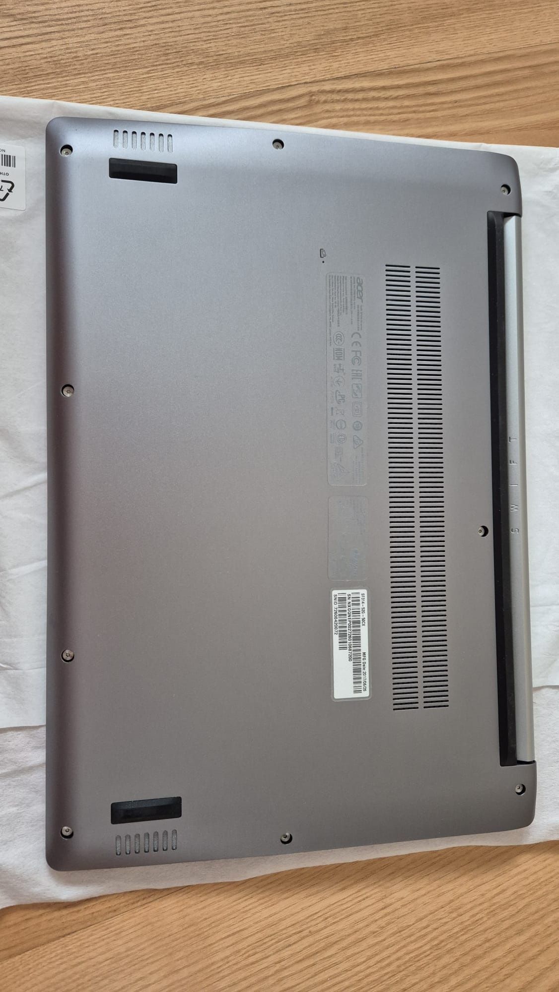 Laptop Acer Swift 3 SF314-52G