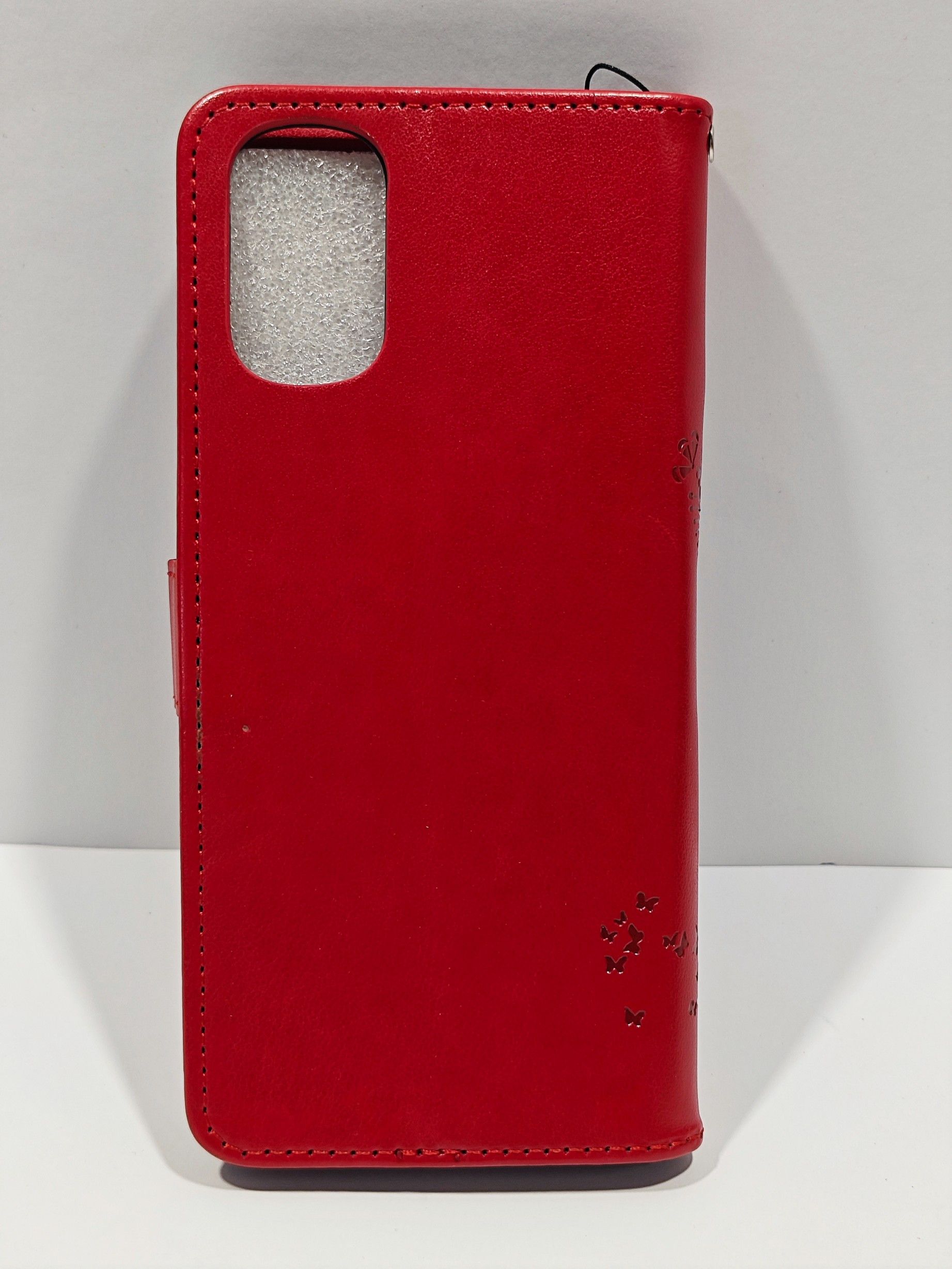 Etui Z Klapką Do Motorola E32 Czerwone
