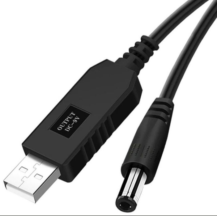 Кабель шнур живлення 9V (5.5×2.5мм)