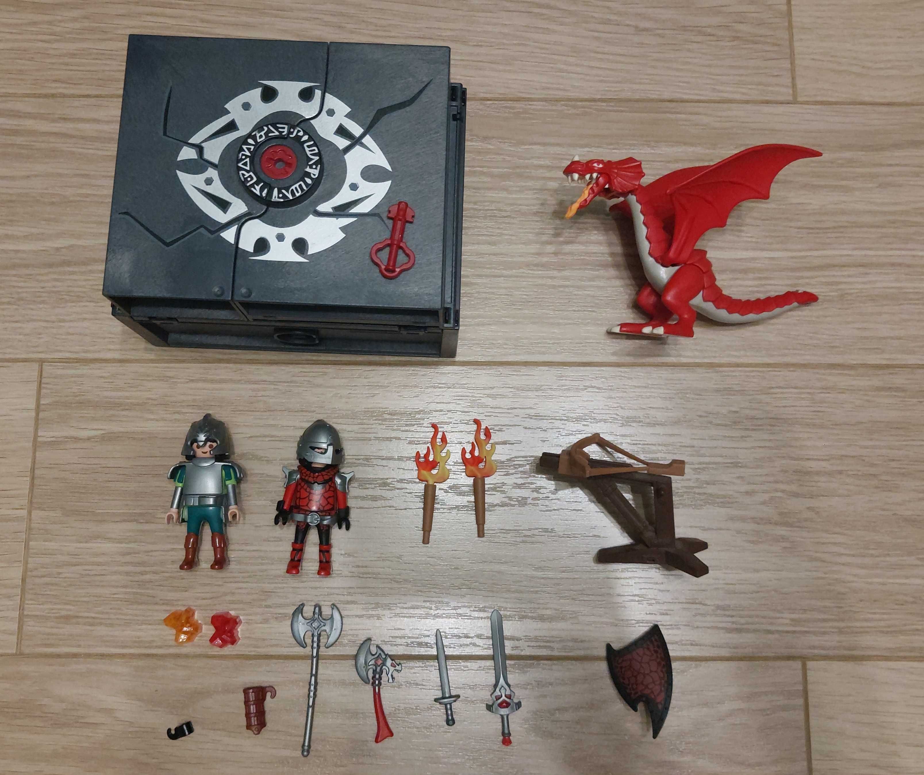 Playmobil Dragons 5420 zestaw ze skarbcem i smokiem