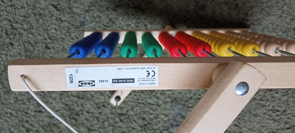 Drewniane liczydło Ikea