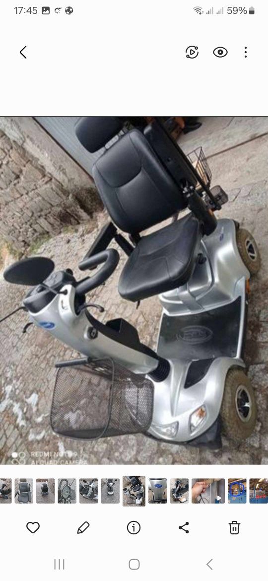 Scooter eletrica para idosos em muito bom estado