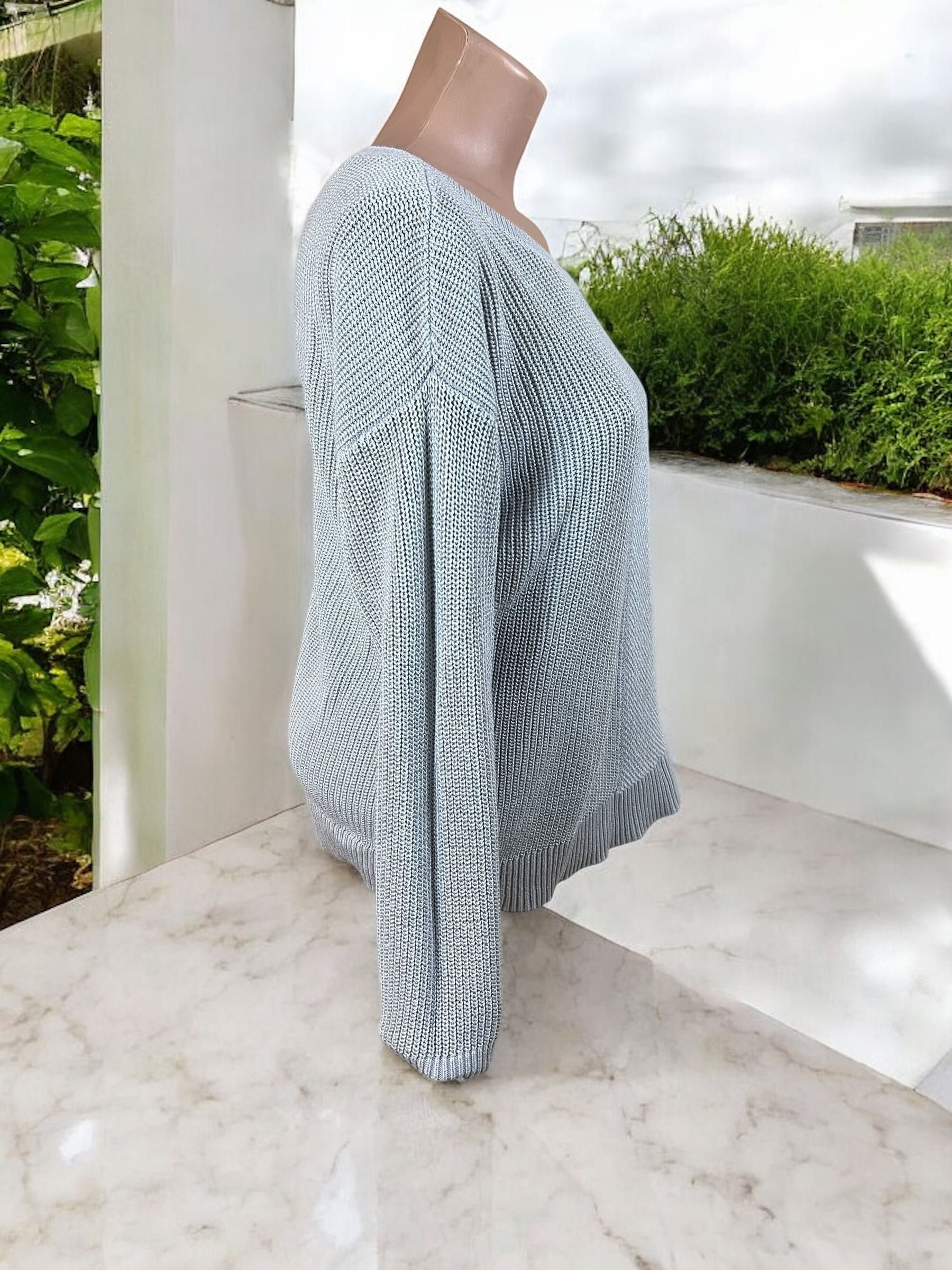 Calvin Klein roz. L damski szary sweter