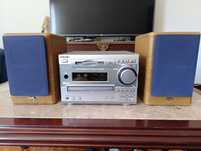 Mínimo aparelhagem Sony, com/ mini disk/ CDs/ Rádio.